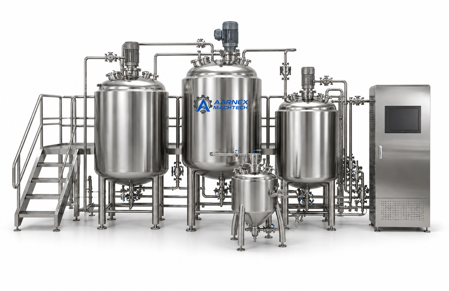 Syrup Manufacturing Plant — Turnkey liquid-processing plant for pharmaceutical syrups, oral suspensions and liquid formulations.